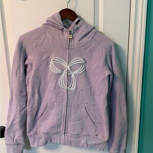 TNA Lavender Hoodie with White Design